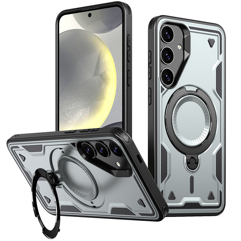 Reiko 360¡ã Rotating Magnetic Versatile Stand Gray Compatible with SAMSUNG A26 ,  PC73-SAMA26GY